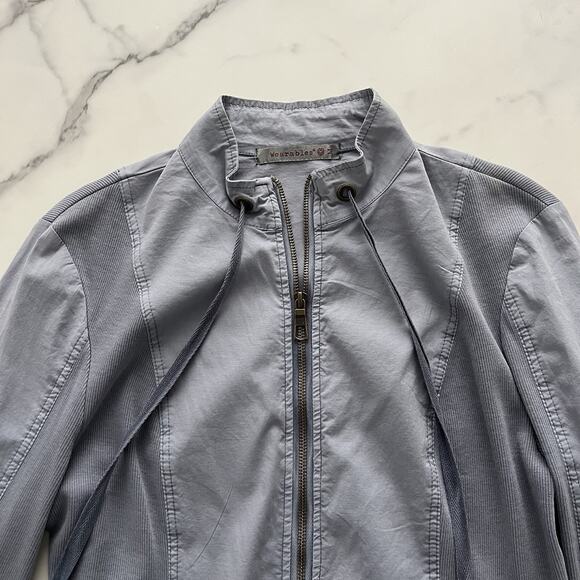 XCVI Wearables Fiore Jacket Dress Riverdale Blue Size M Outdoor Utility Coastal - Picture 5 of 9